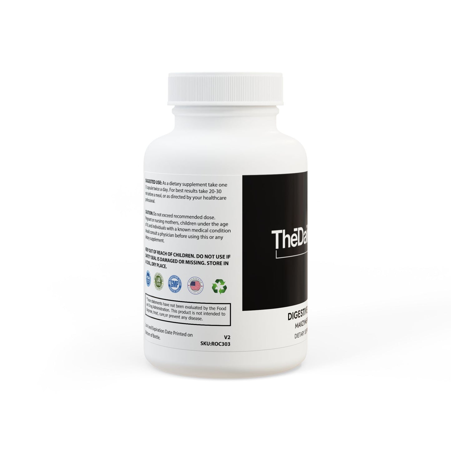 The Daily Formula - Digestive Enzyme Blend Supplement (60 Capsules)