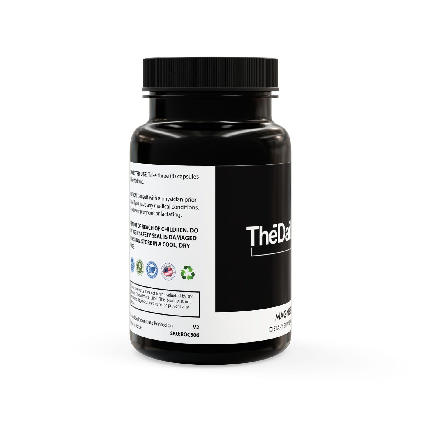 The Daily Formula - Magnesium Zinc Supplement (90 Capsules)