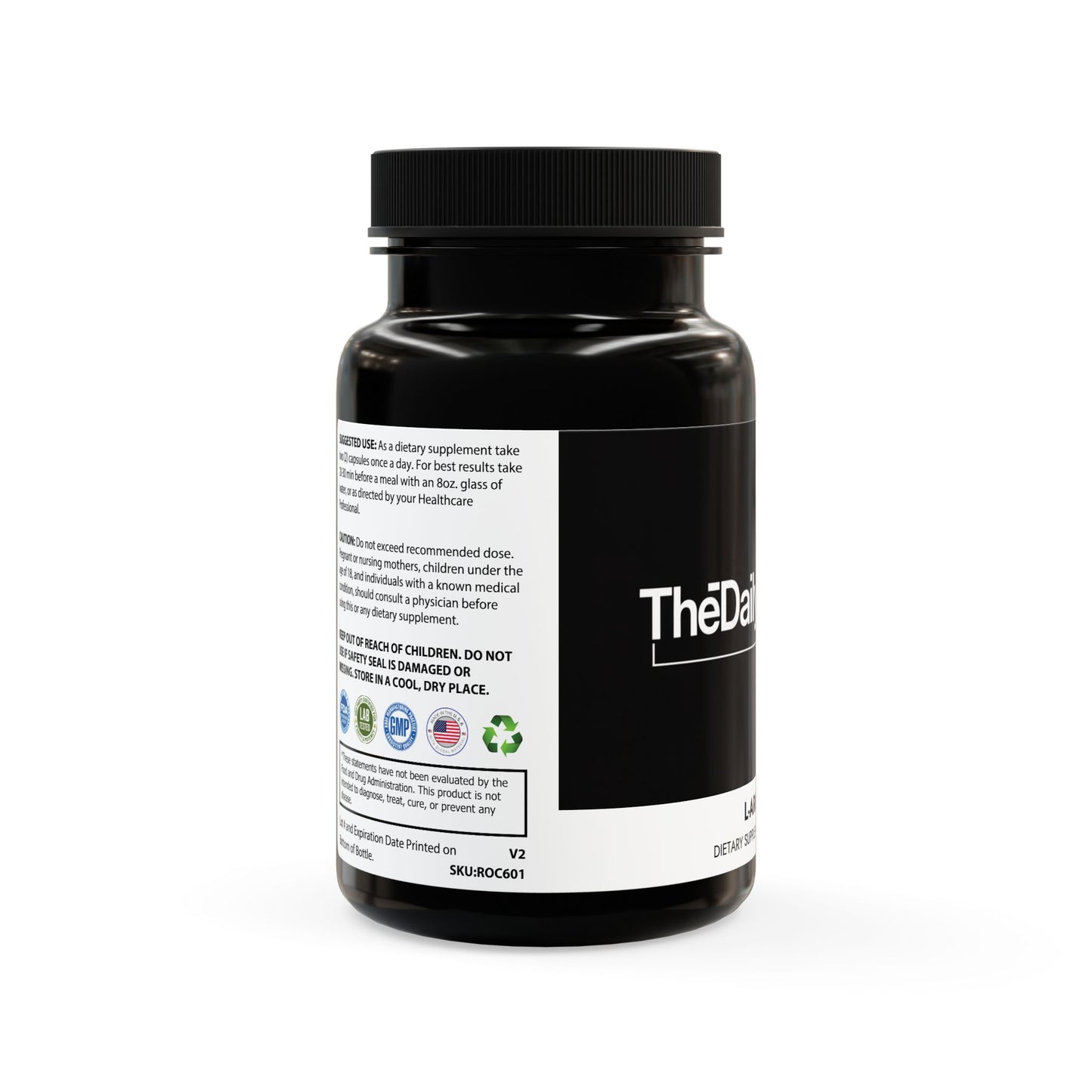 The Daily Formula - L-Arginine Supplement (60 Capsules)