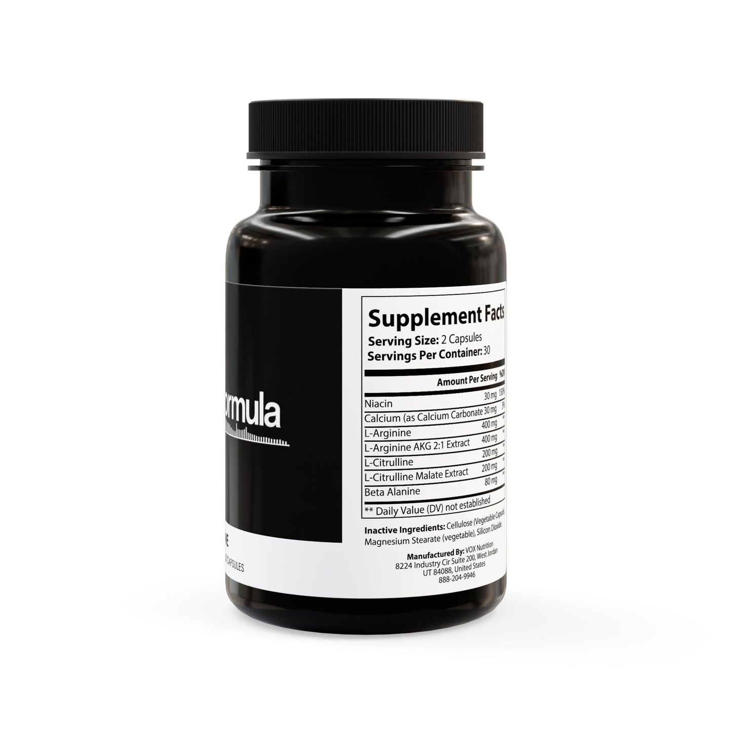 The Daily Formula - L-Arginine Supplement (60 Capsules)