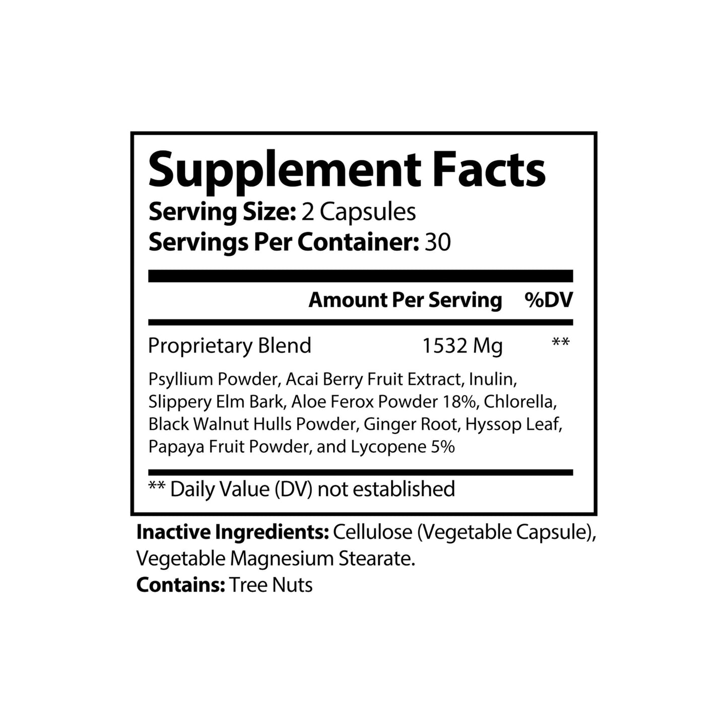 The Daily Formula - Acai Berry Complex Supplement (60 Capsules)