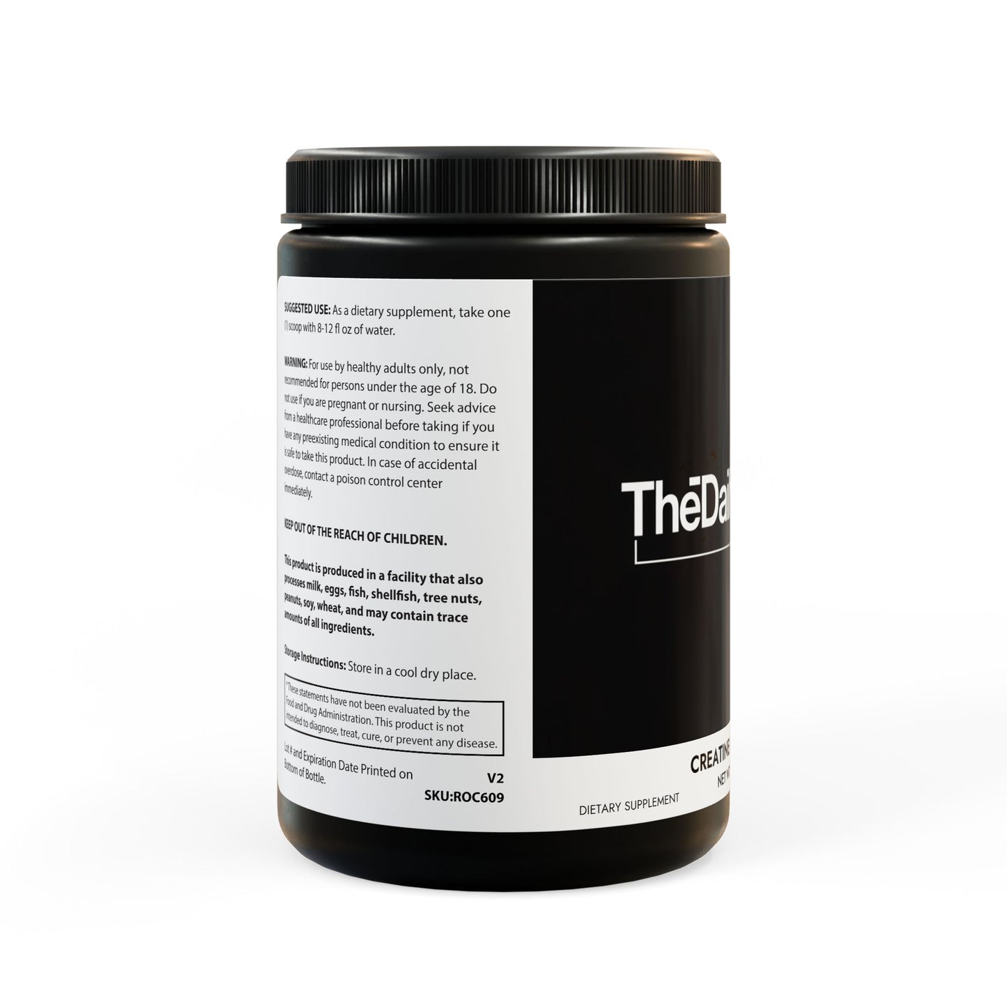 The Daily Formula - Creatine Monohydrate Supplement (300g, 10.58oz)