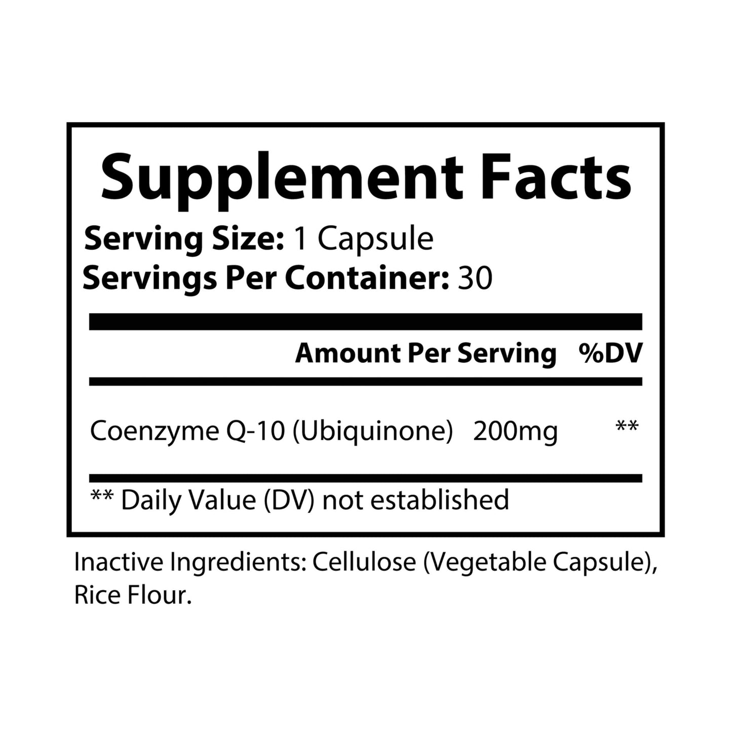 The Daily Formula - CoQ10 (Ubiquinone) Supplement (30 Capsules)