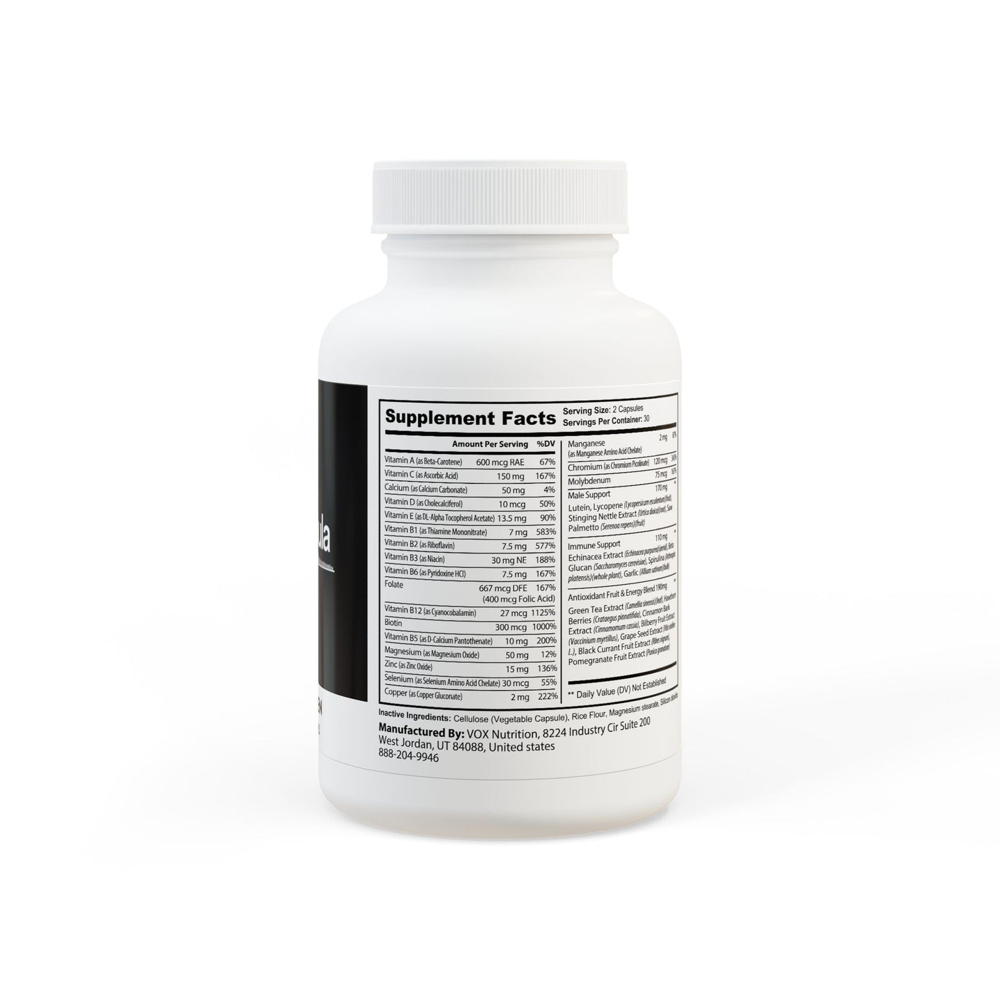 The Daily Formula - Multivitamin for Men Supplement (60 Capsules)