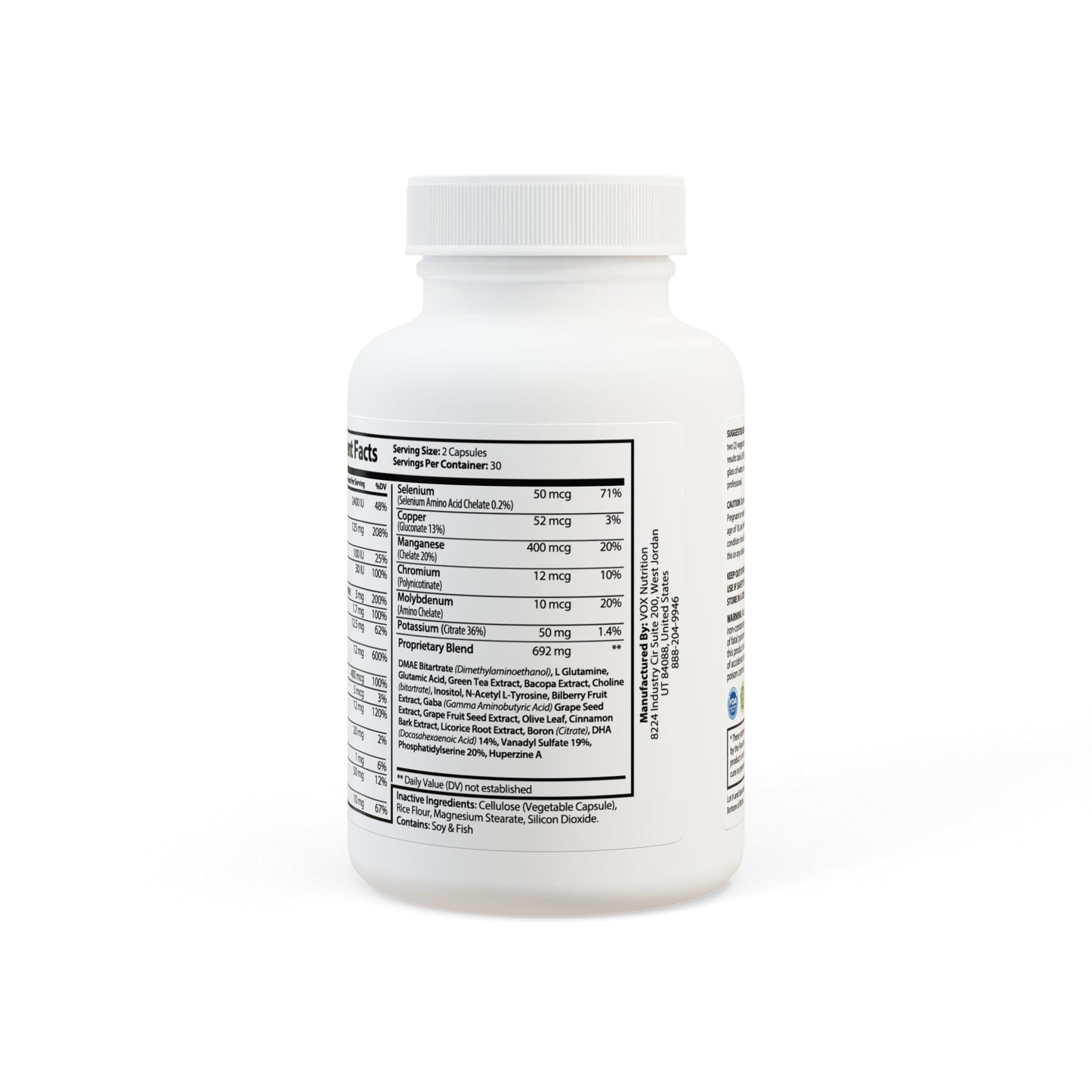 The Daily Formula - Brain Support Complex Supplement (60 Capsules)