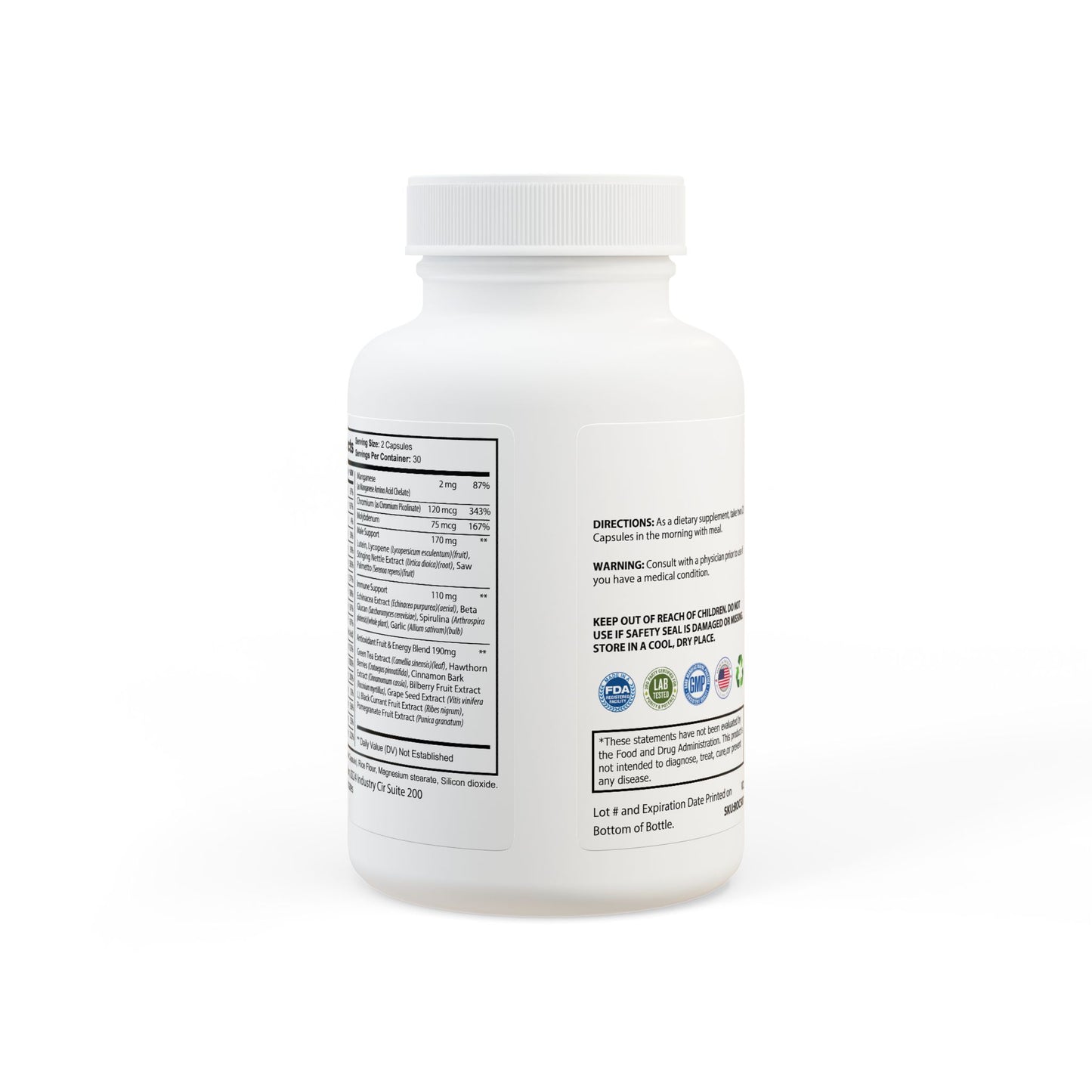 The Daily Formula - Multivitamin for Men Supplement (60 Capsules)