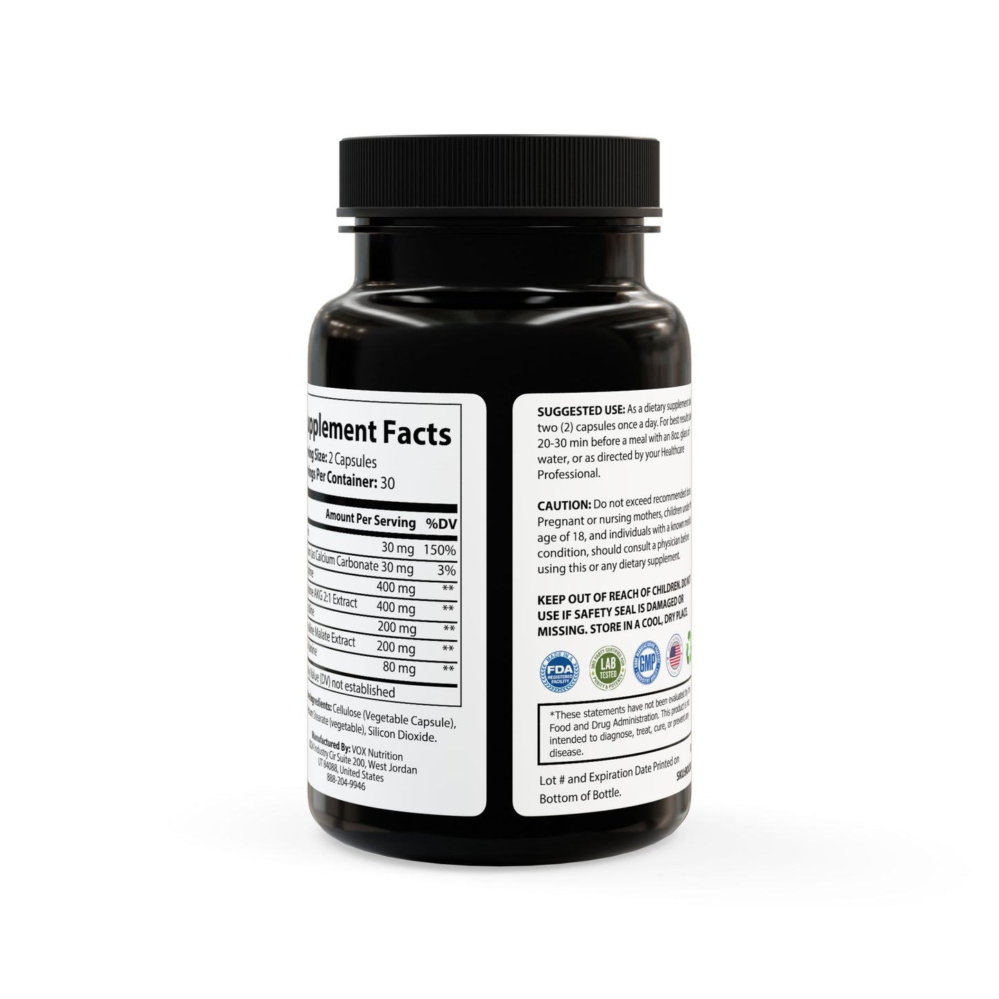 The Daily Formula - L-Arginine Supplement (60 Capsules)