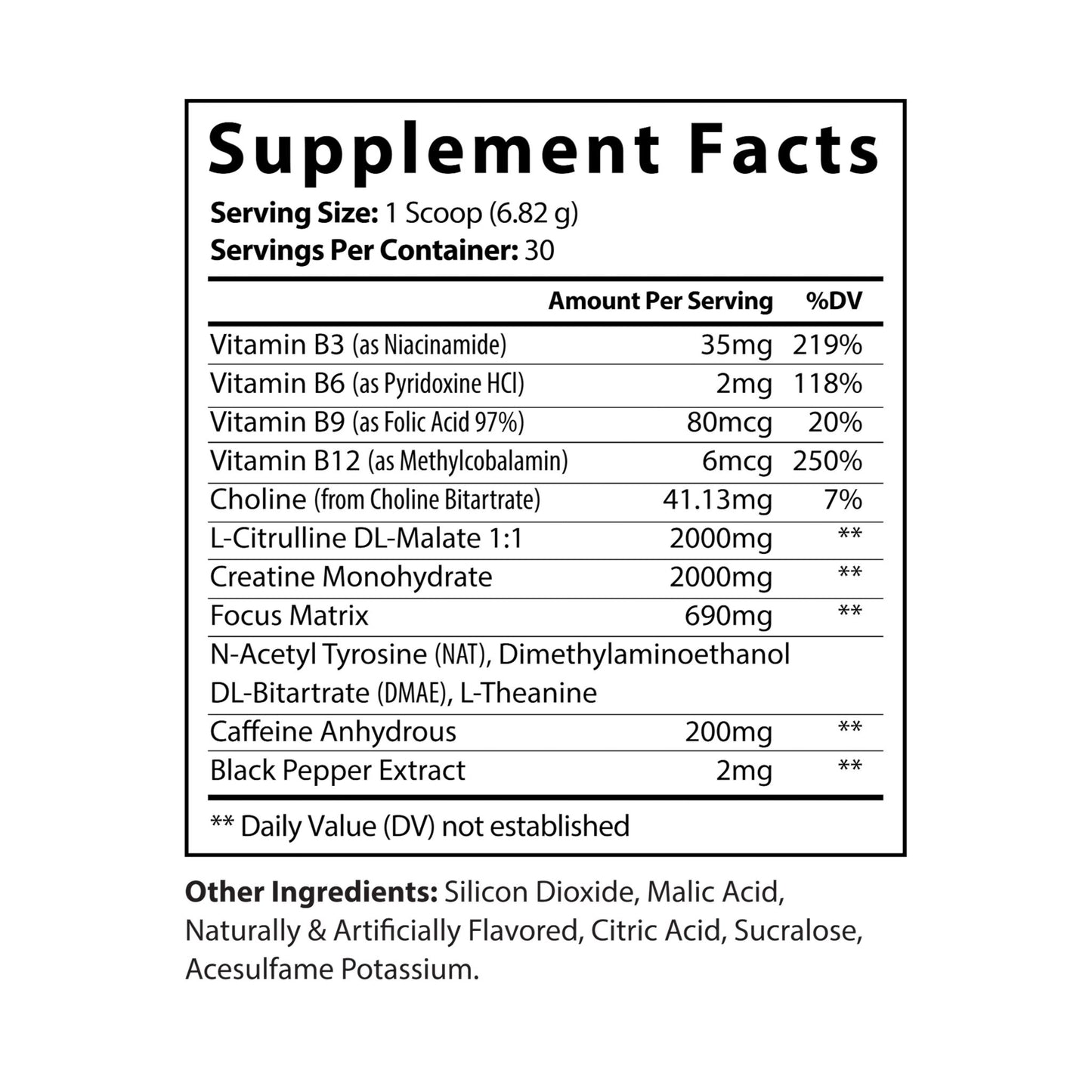 The Daily Formula - Pre-Workout Supplement, Fruit Punch (204g, 7.1oz)