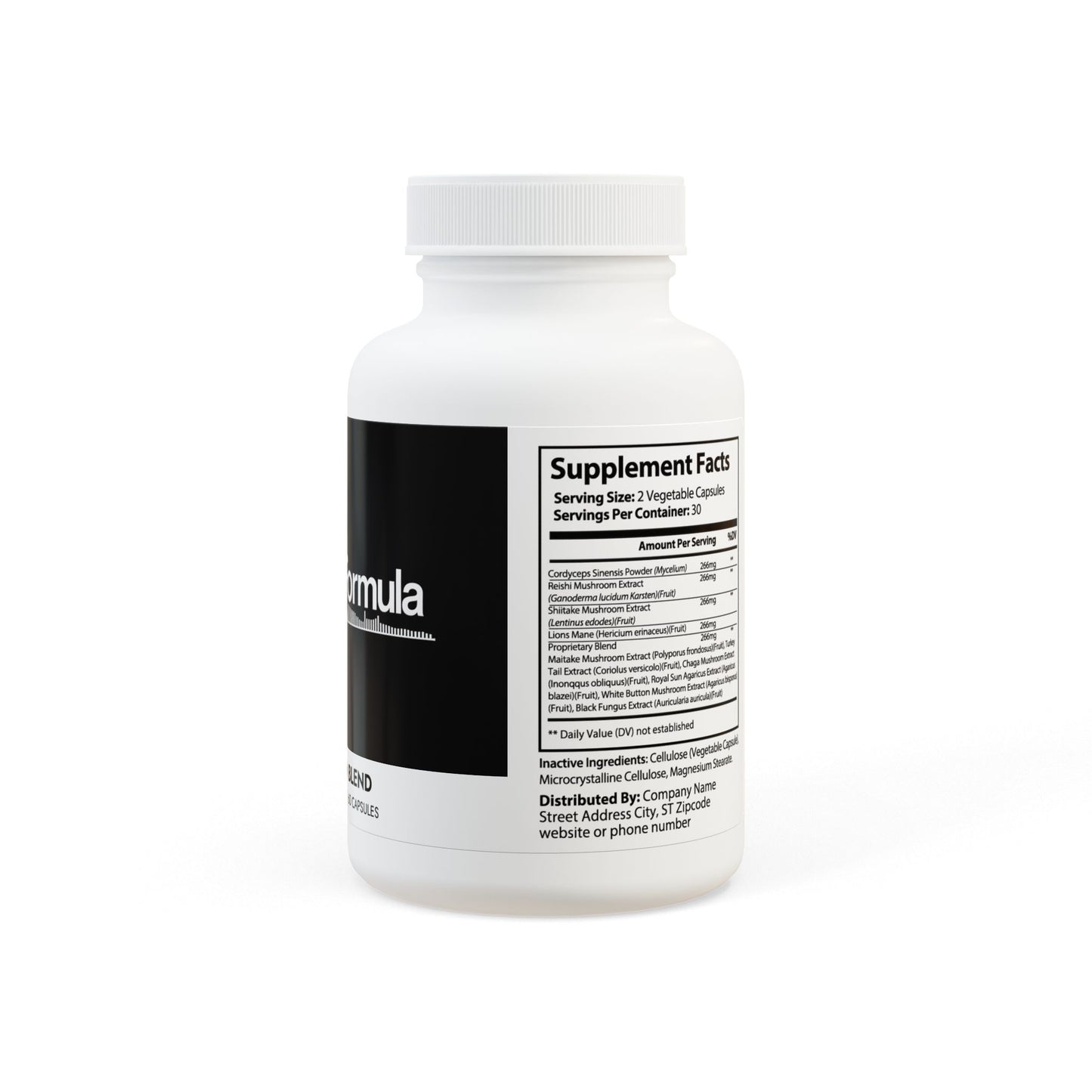 The Daily Formula - Mushroom Blend Supplement (60 Capsules)