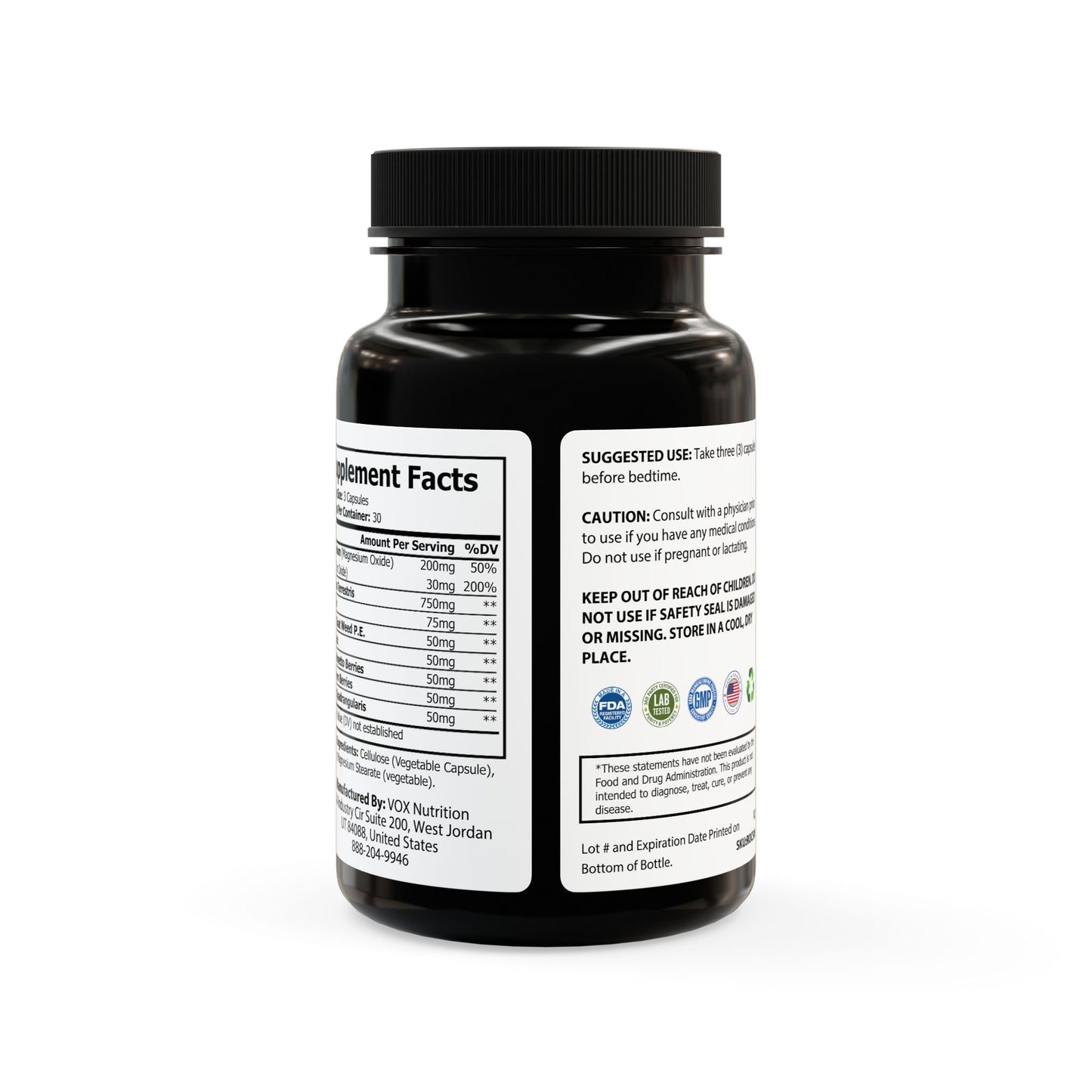 The Daily Formula - Magnesium Zinc Supplement (90 Capsules)