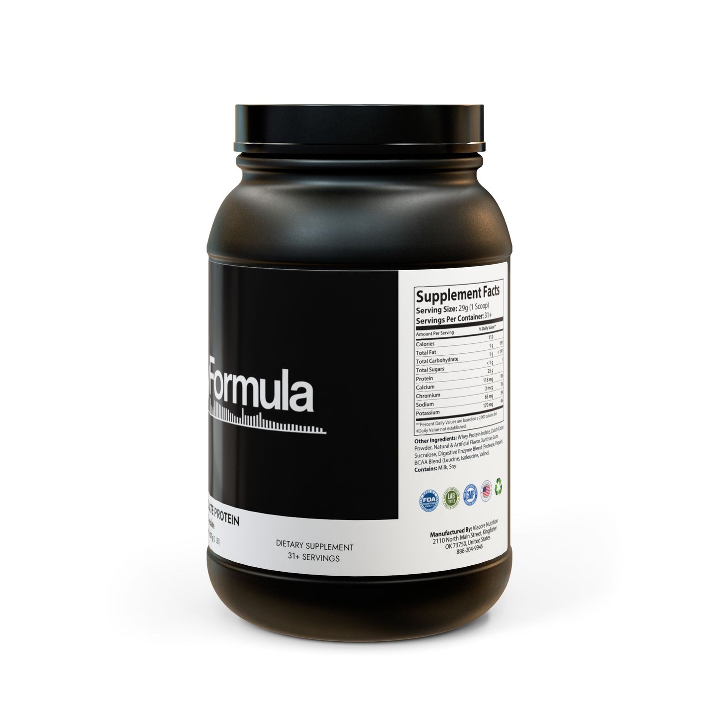The Daily Formula - Whey Isolate Protein Supplement (907g, 2lb)