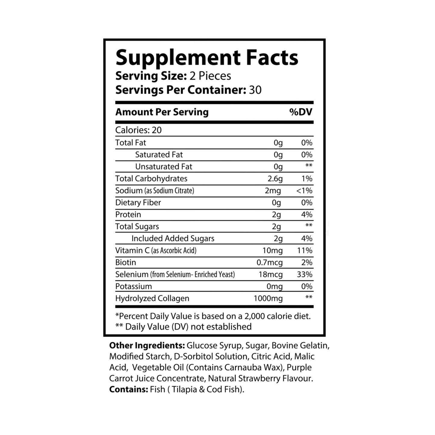 The Daily Formula - Collagen Gummies (60 Gummies)