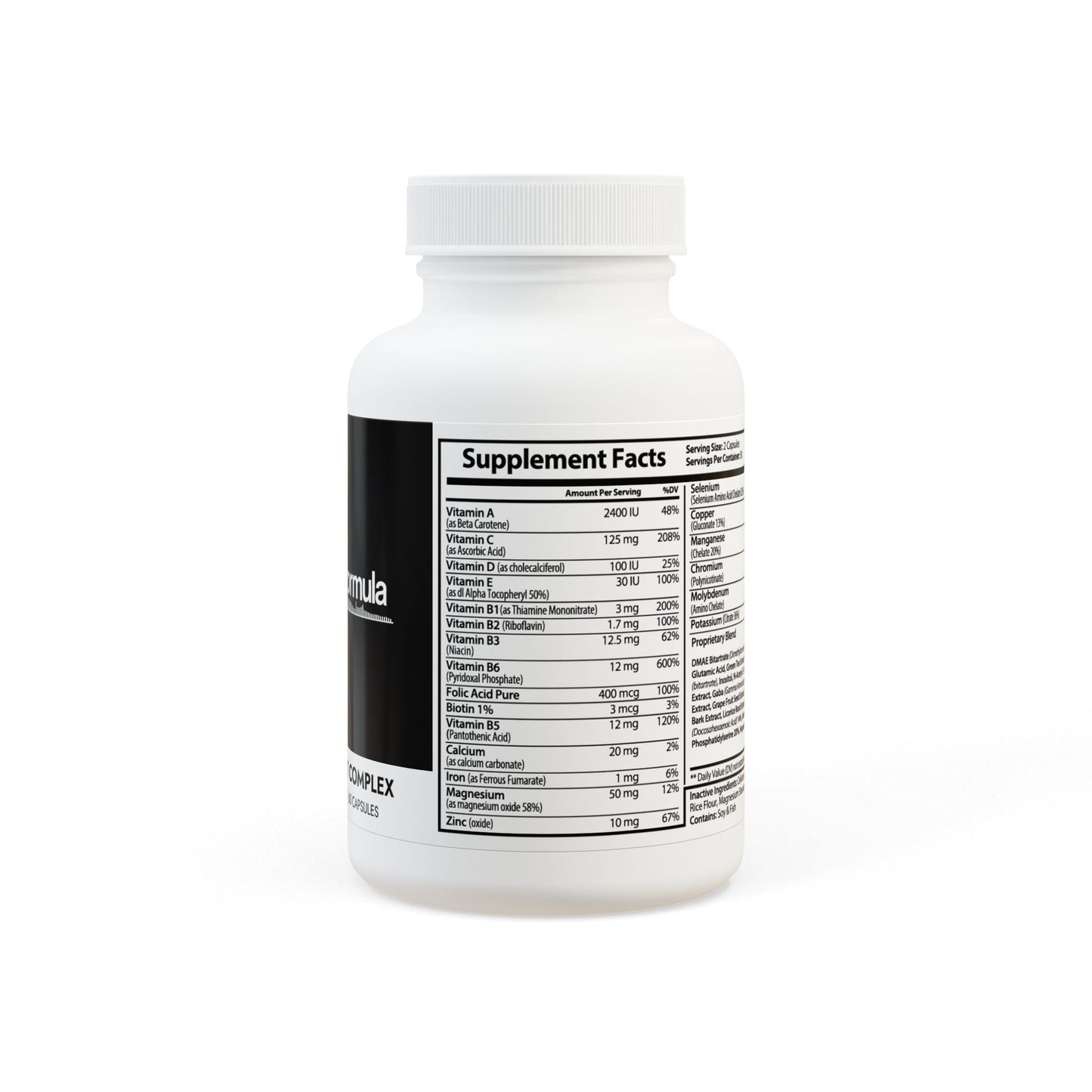 The Daily Formula - Brain Support Complex Supplement (60 Capsules)