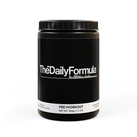 The Daily Formula - Pre-Workout Supplement, Fruit Punch (204g, 7.1oz)