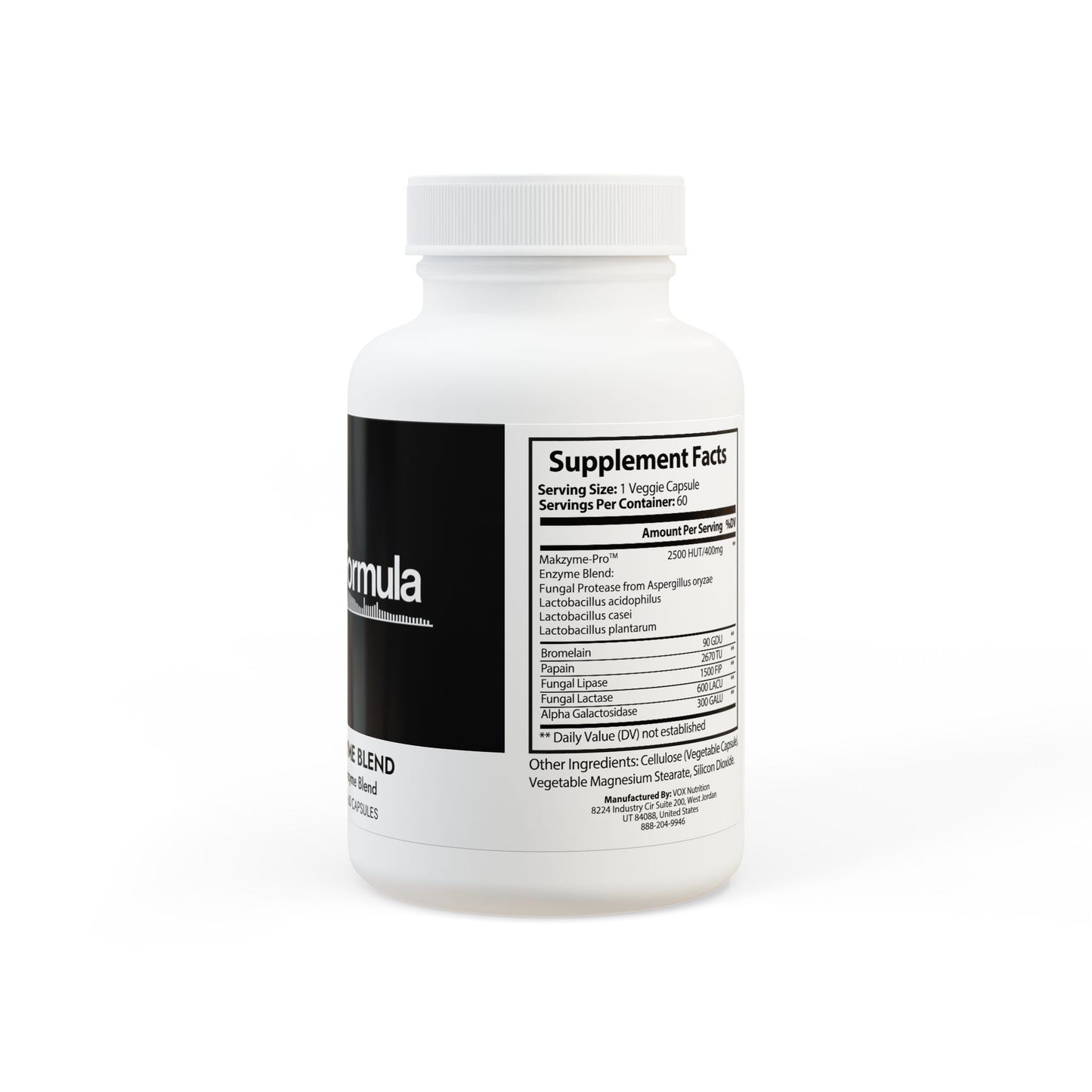 The Daily Formula - Digestive Enzyme Blend Supplement (60 Capsules)