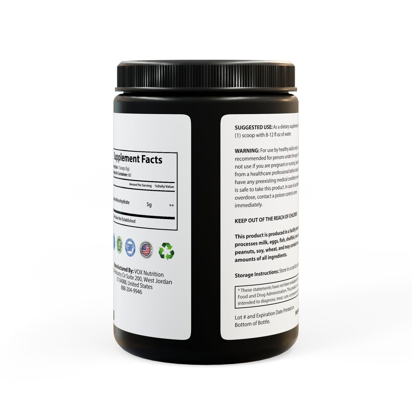 The Daily Formula - Creatine Monohydrate Supplement (300g, 10.58oz)